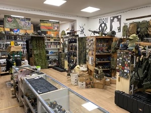 ForAirsoft fiziskā veikala interjers